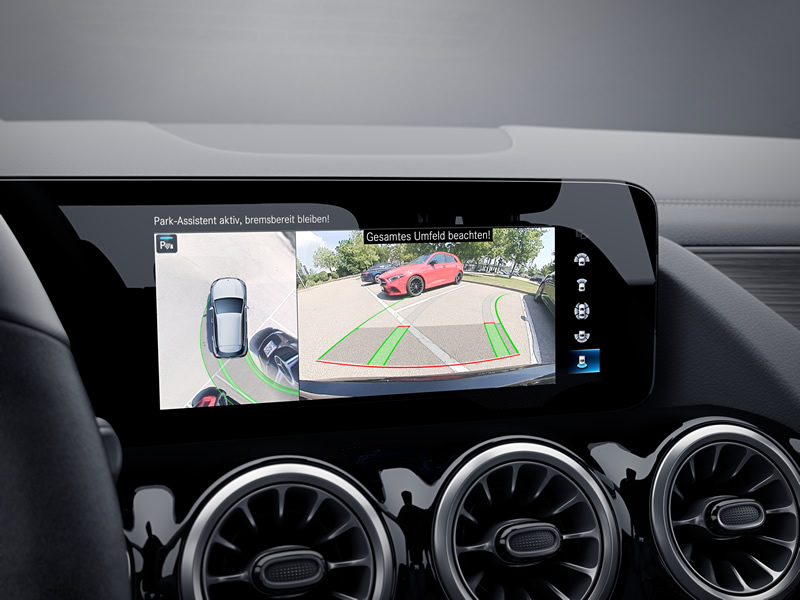 Parking package with 360 degree camera